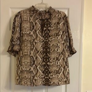 Snake Print Women's Top